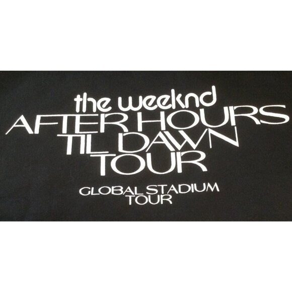 The Weekend After Hours Tour HOODIE Jacket CREW Global Stadium Tour 2XL Mens USA - Picture 1 of 6